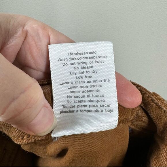 Judy Blue Camel High Rise Wide Leg Cropped Pants Women’s Size 15/32 - Picture 8 of 8